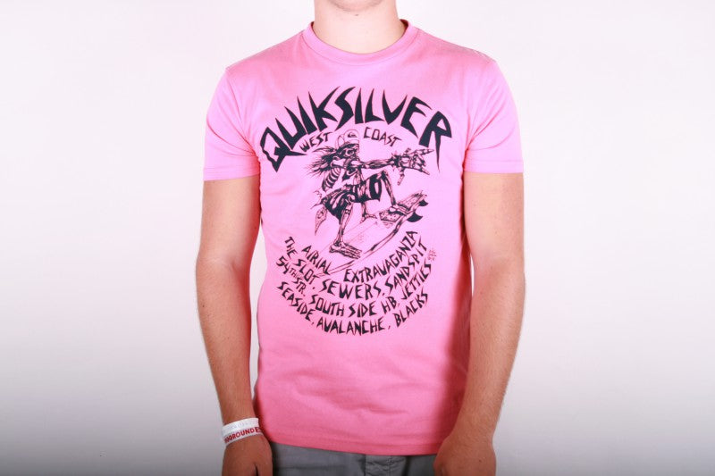 Quiksilver T-shirt Todos Diaz - pink