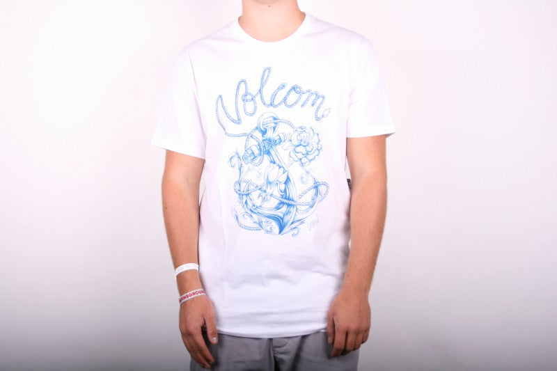 Volcom T-Shirt FA Caspian SS white