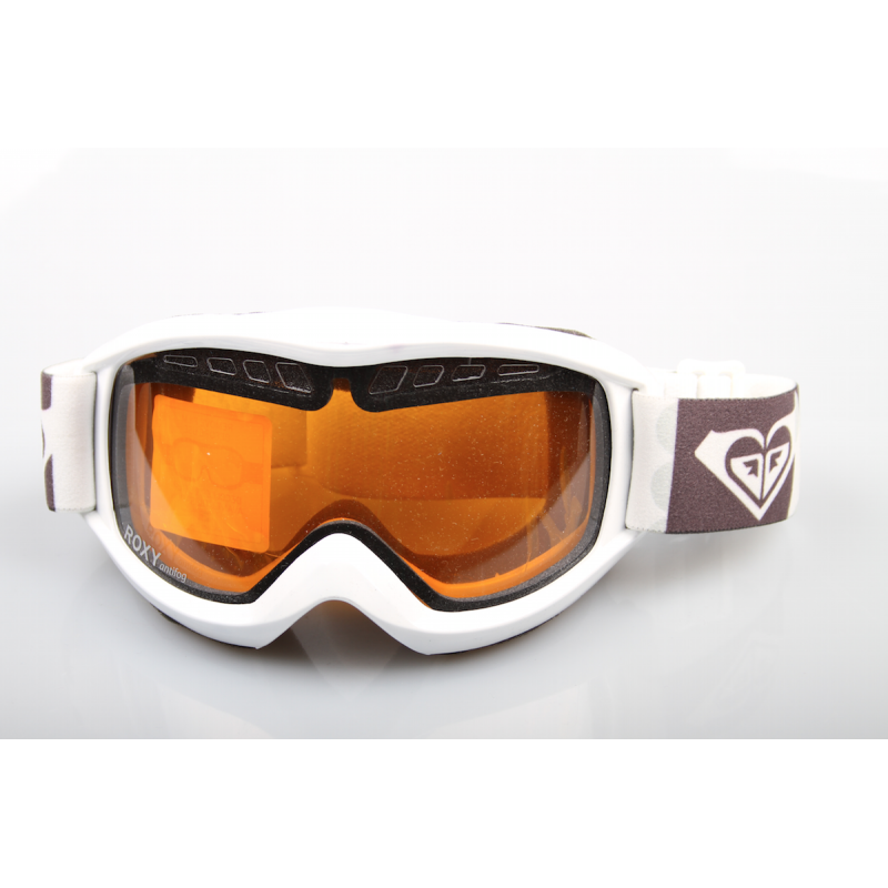 Roxy Goggle Chickadee White Orange/Chrome