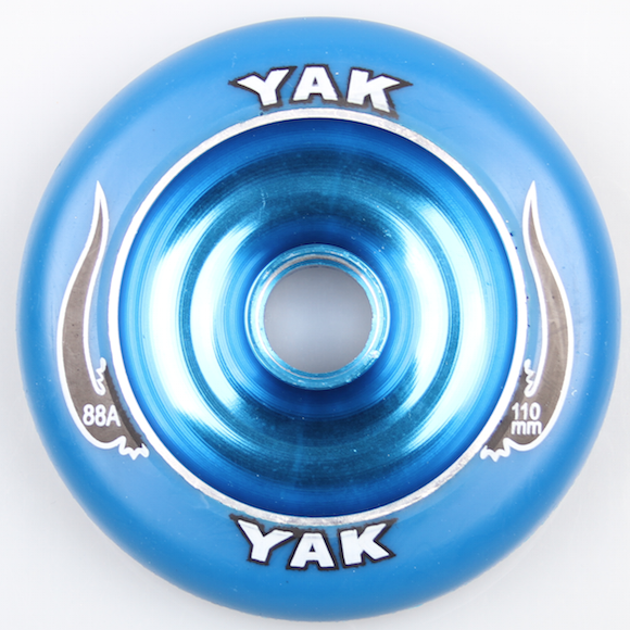 Yak Scooter Wheel 110mm Blue incl Abec 5 Bearing
