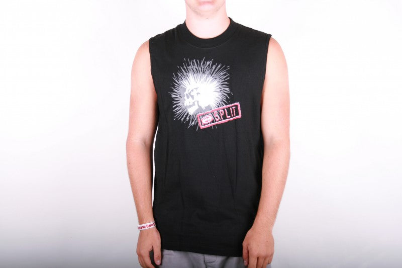 Split Tanktop Exploit Black