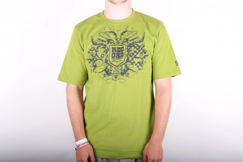 Record T-shirt Luanda moss green