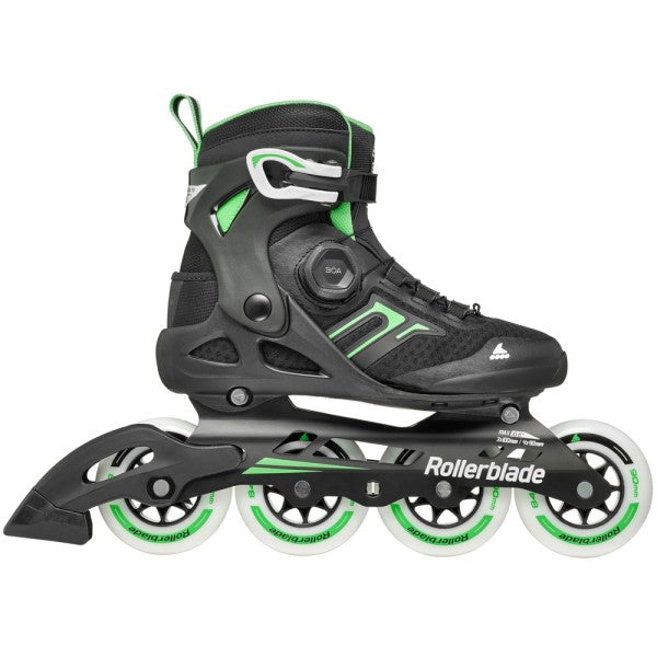 Rollerblade Fitness Skate Macroblade 90 B0A Black/Mint
