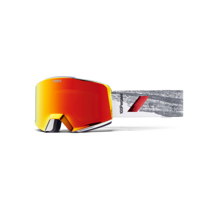 100% Snow Goggle NORG HiPER Badlands / Red ML Mirror