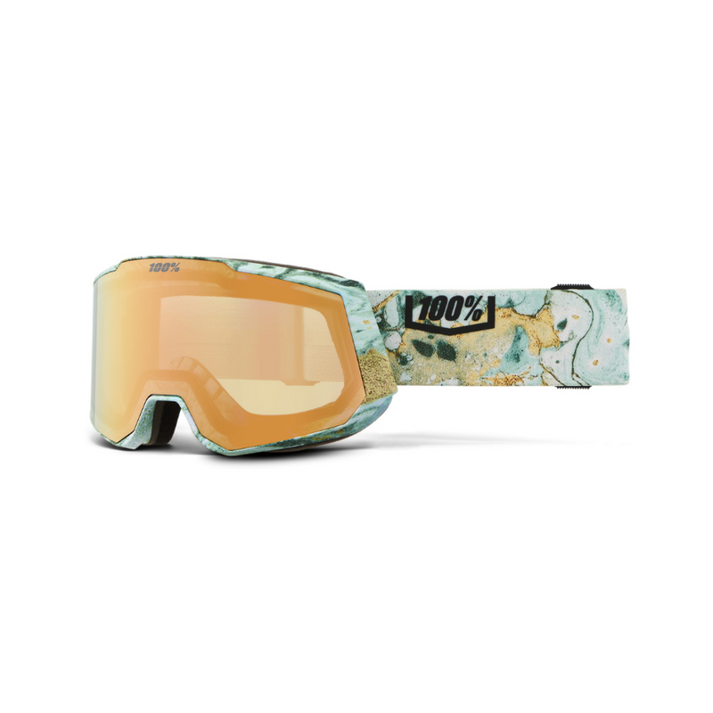 100% Snow Goggle Snowcraft XL HiPER Fossil Express / Copper ML Mirror
