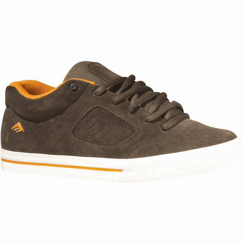 Emerica Shoes Reynolds 3 brown orange white X World skateshop