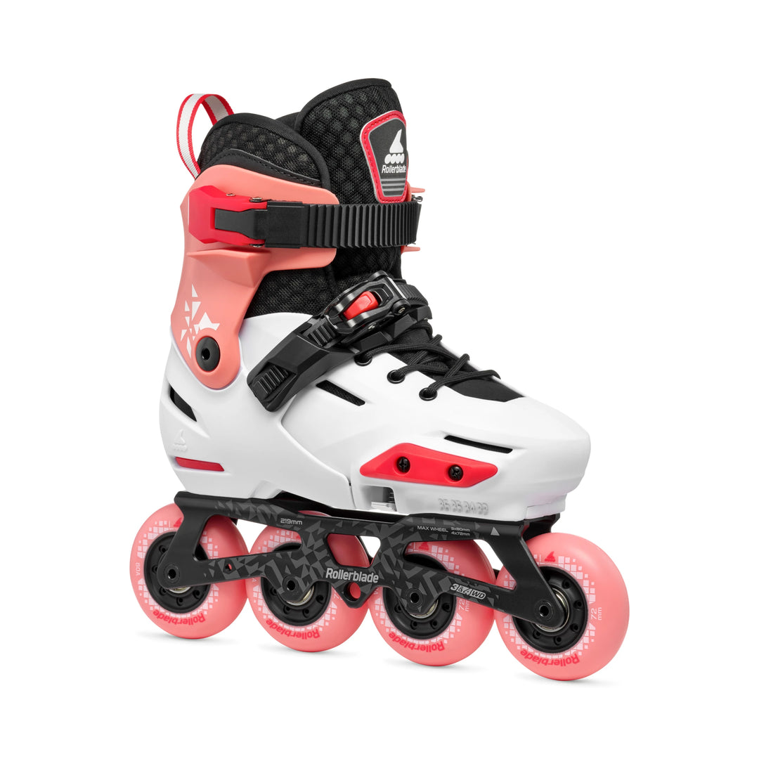 Rollerblade Urban Freeskate Apex Platinum/Coral