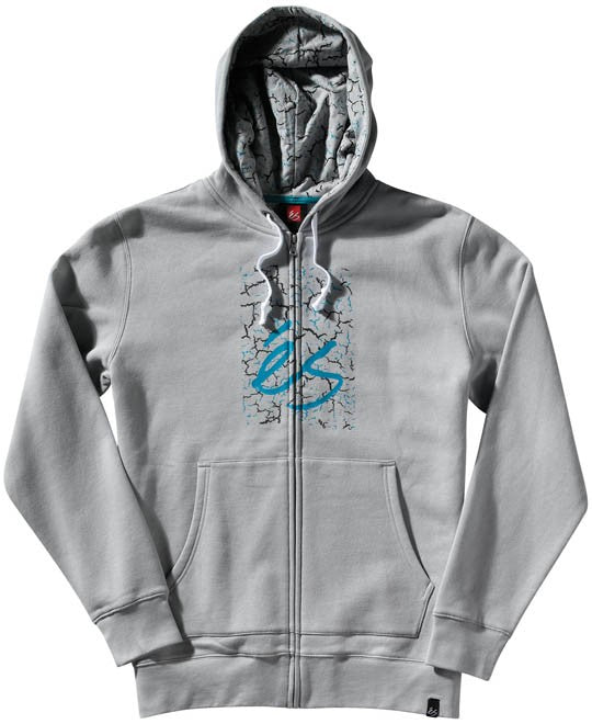 és Zip Hooded Crackle MB grey