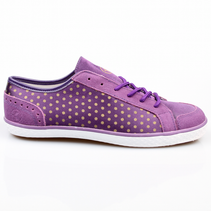 Kustom Schuhe Gemma violett / gold *Ladys*