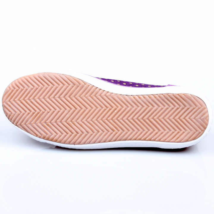 Kustom Schuhe Gemma violett / gold *Ladys*