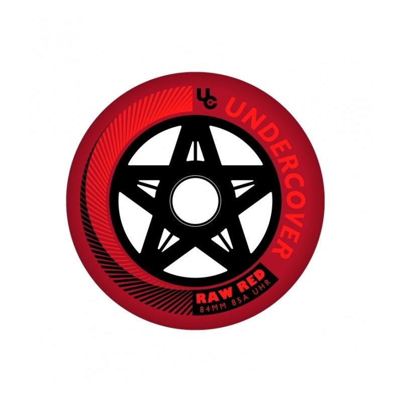 Undercover Wheels Raw 84 Red 84mm 85A 4-Pack