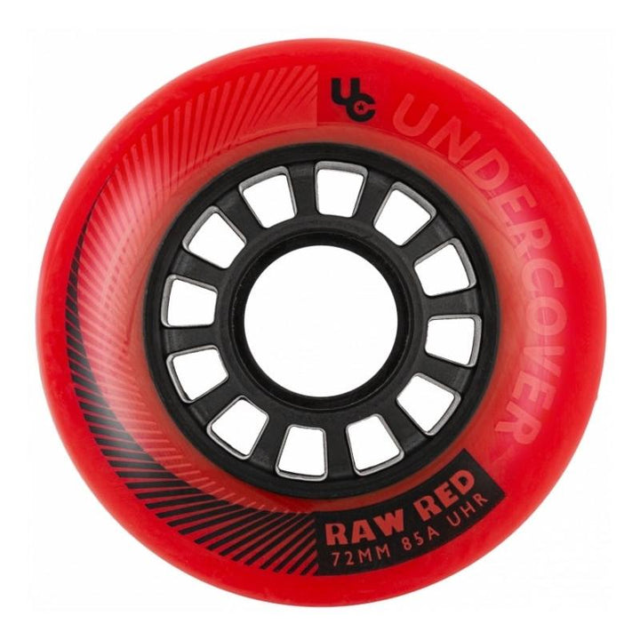 Undercover Wheels Raw Red 72mm 85A 4-Pack