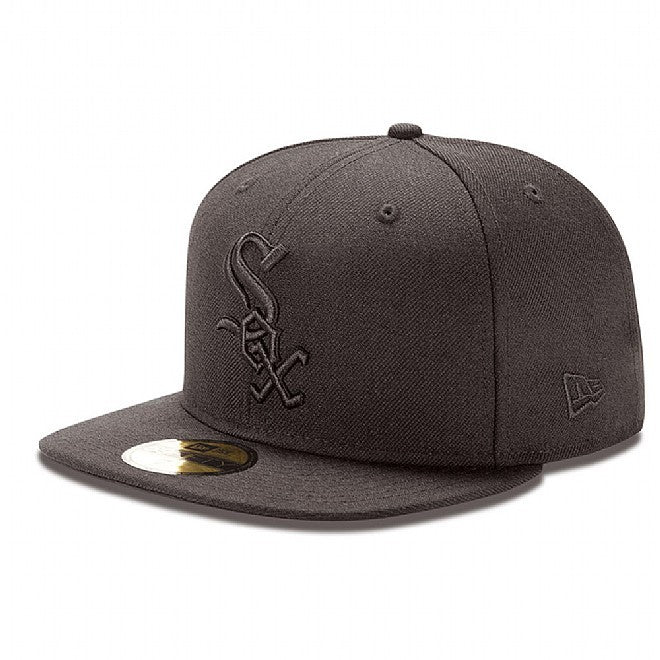New Era Cap 59-Fifty Chicago White Sox Black on Black