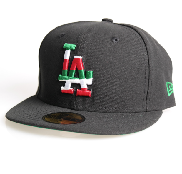 New Era Cap 59-Fifty LA Flag black/green/red/white