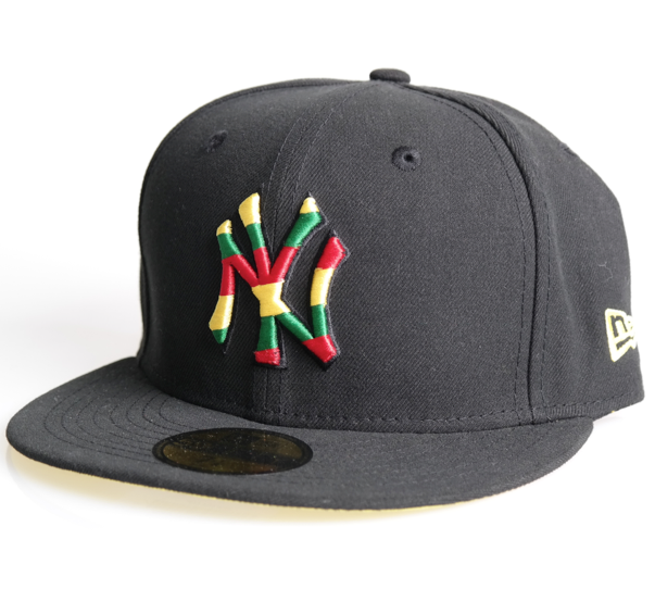 New Era Cap 59-Fifty NY Flag black/green/yellow/red