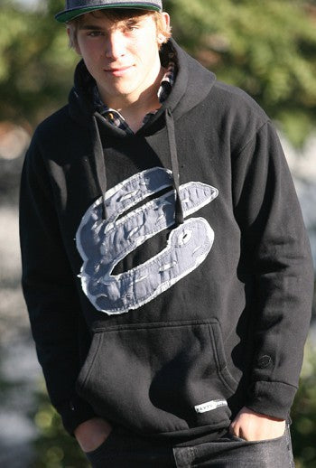 Elyts Hooded Distressed black