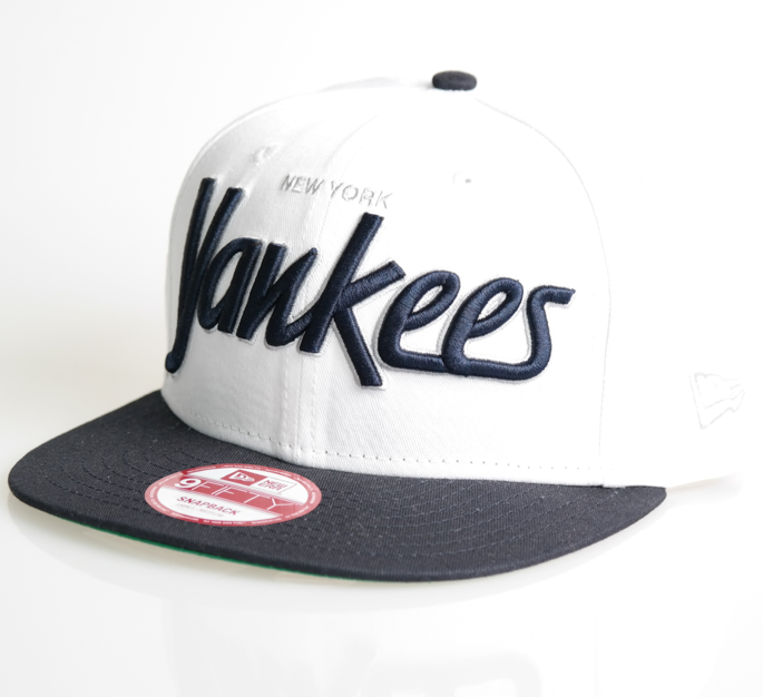 New Era Cap 9-Fifty Snapback Yankees Script white/black