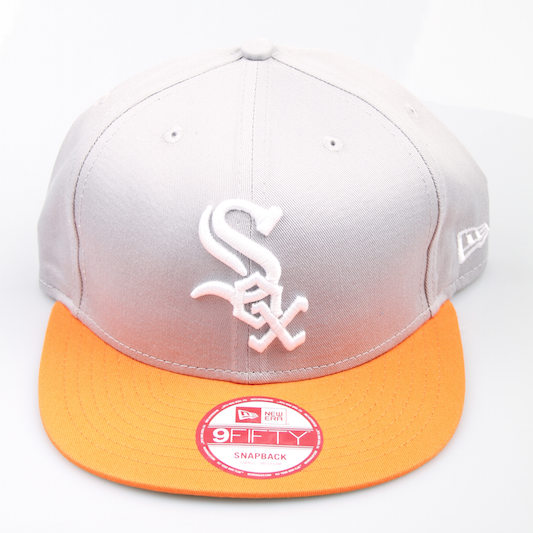 New Era Cap 9-Fifty Snapback Whitesox Cotton Block 2 grey/orange