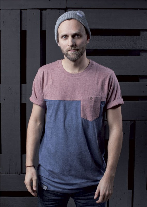 Wemoto T-shirt Shorty darkblue/melange