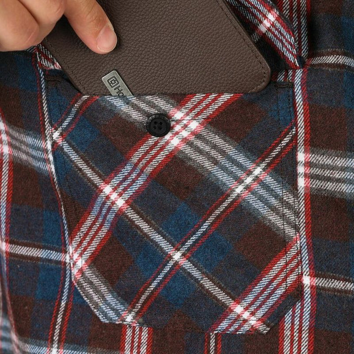 Horsefeathers Shirt Dough petrol blue