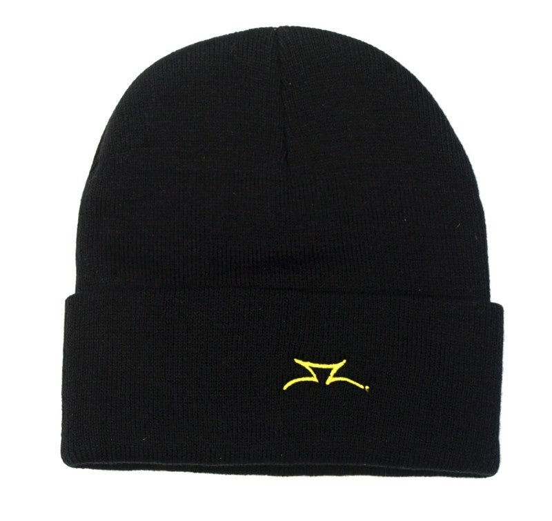 AO Scooters Graffiti Beanie - Schwarz/Gelb