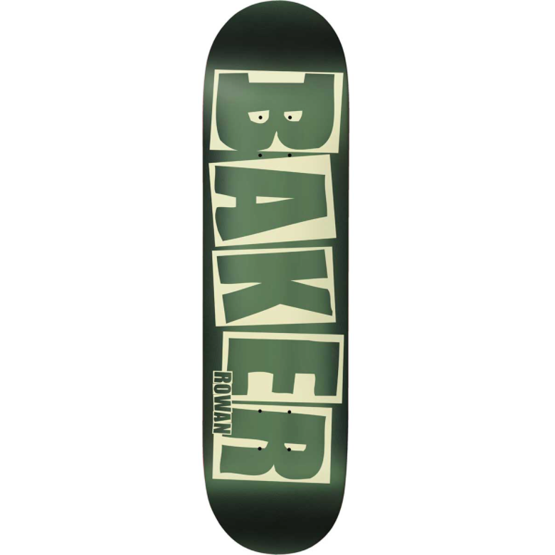 Baker Skateboard Deck Brand Logo Green Foil 8.0''
