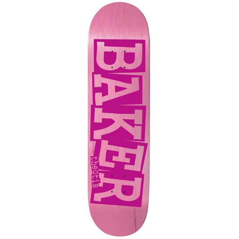 Baker Skateboard Deck Ribbon Pink Veneer 8.0''