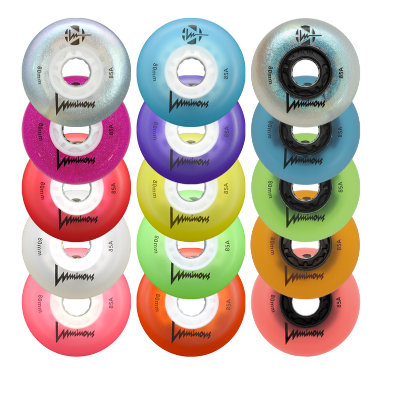 Luminous LED Wheels 80mm
