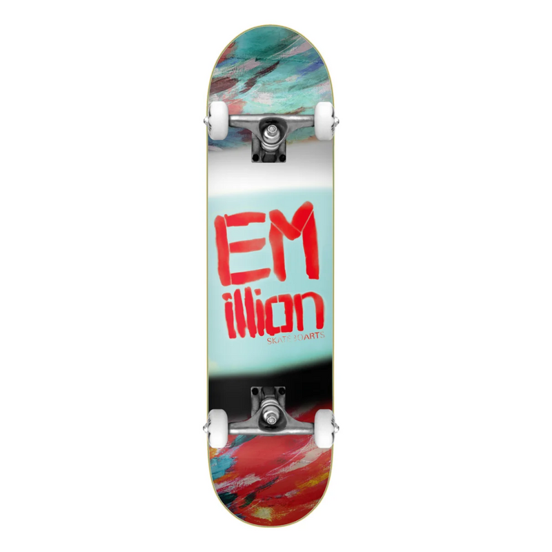Emillion Complete Skateboard Medley Red 8.125''