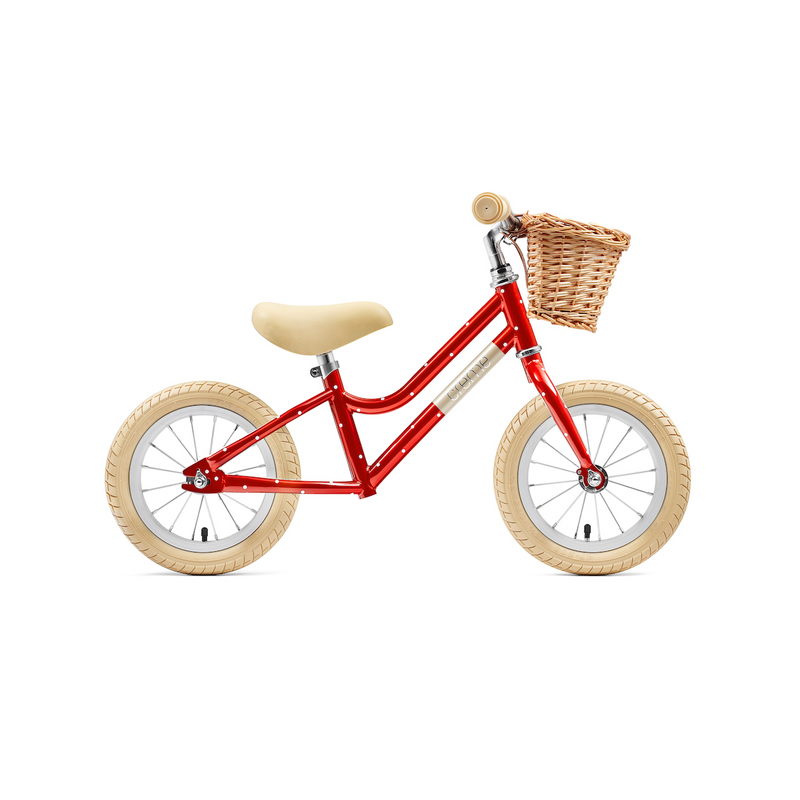 creme kinderfahrrad Creme Cycles Push-Bike Mia 12'' Red Polka – X-World skateshop