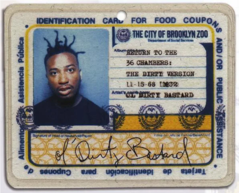 Colours Air Freshener ODB Welfare Card