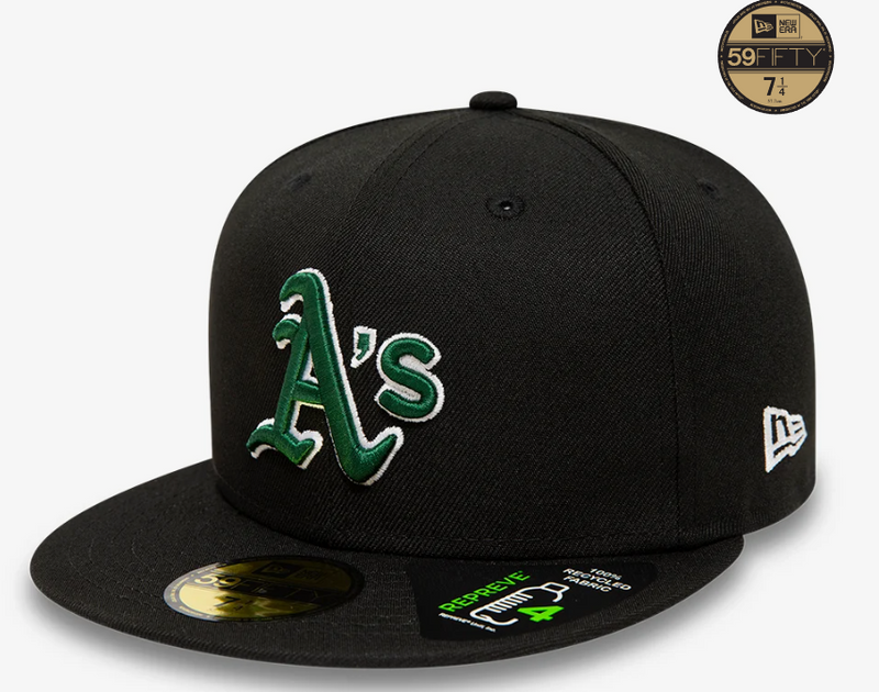 New Era Cap 59-Fifty Repreve Oakland Athletics Black