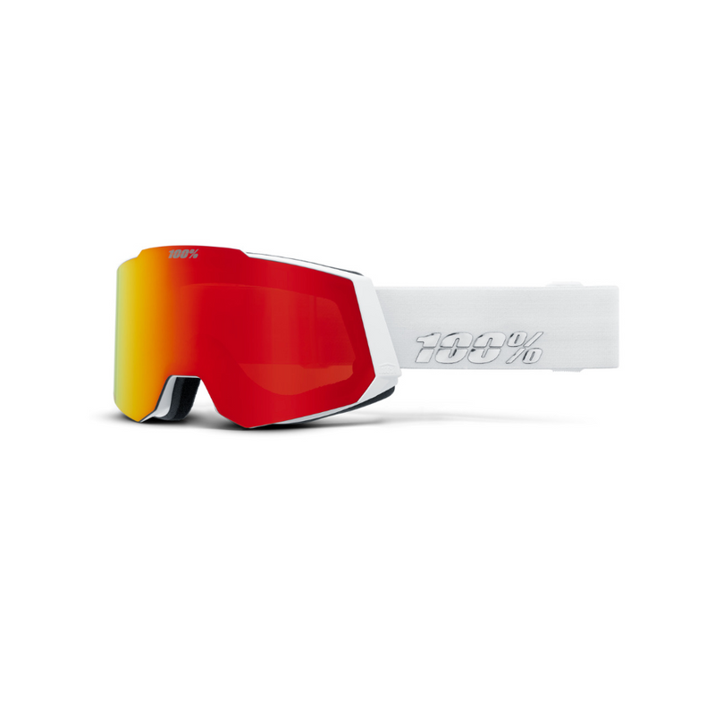 100% Snow Goggle Snowcraft HiPER Essential White / Copper ML Mirror