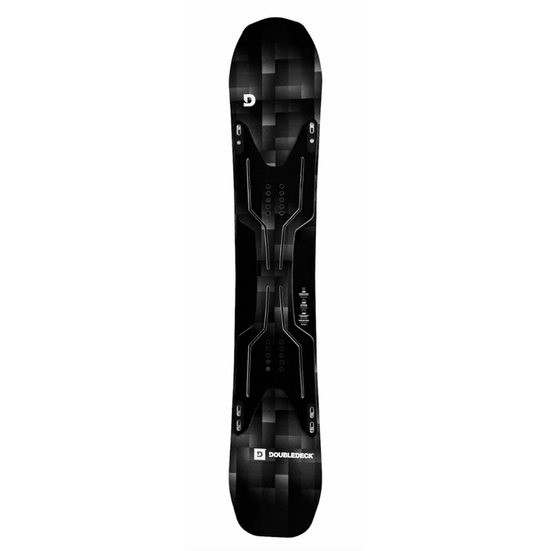 DOUBLEDECK スノーボード ブラック Doubledeck Snowboard Carving D Black – X-World skateshop