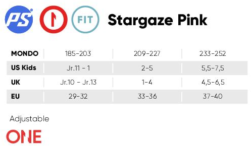 Powerslide Phuzion Kids Skates Stargaze Pink adj.