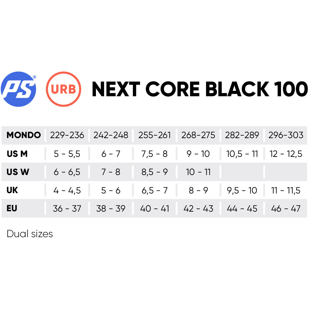 Powerslide Skate Next Core Black 100