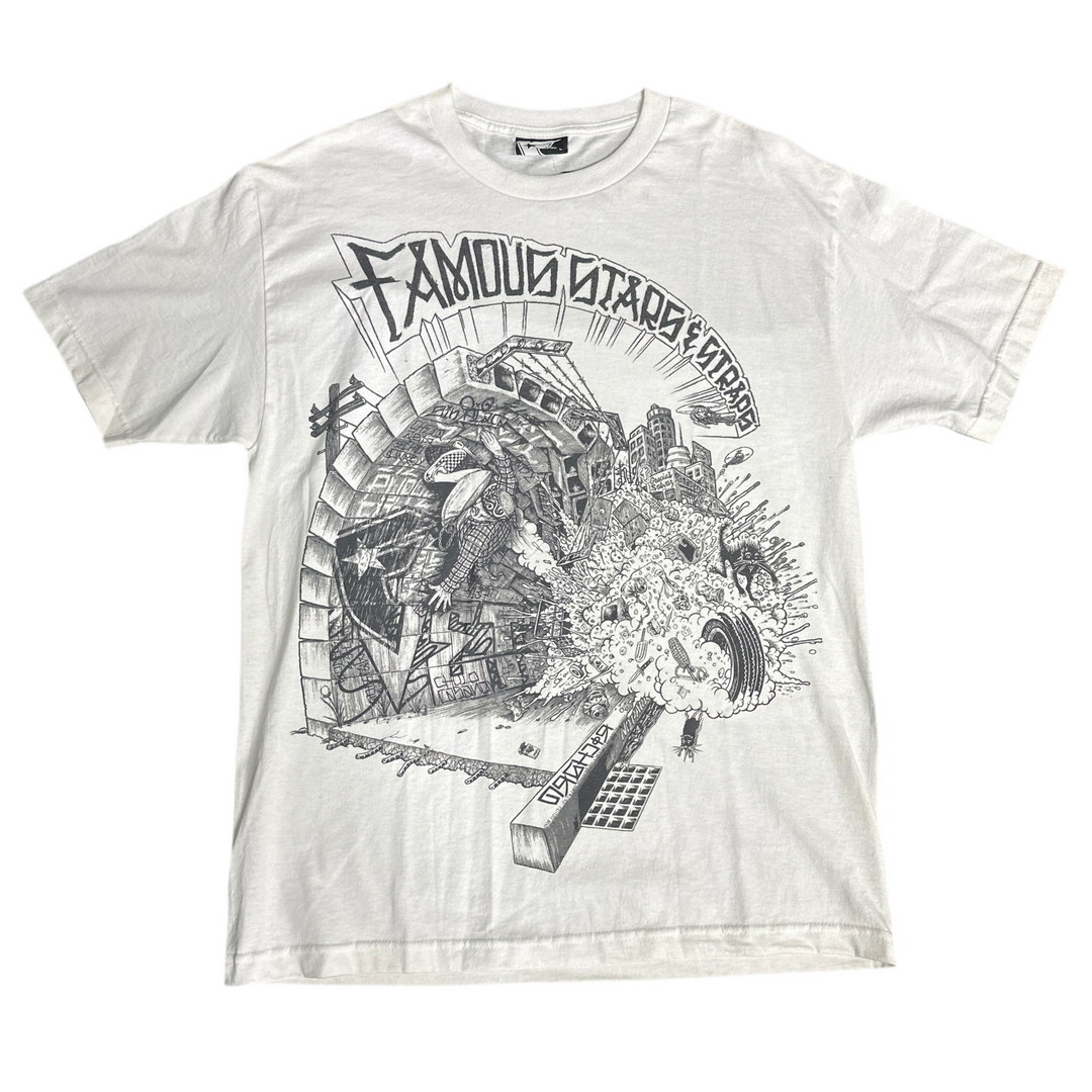 Famous T-Shirt White Street Surfer