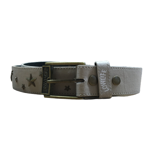 Lowlife Belt Stars Beige