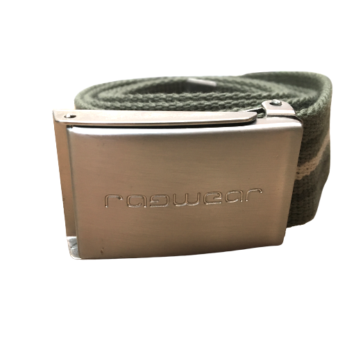 Ragwear Belt Fabric Striped Olive
