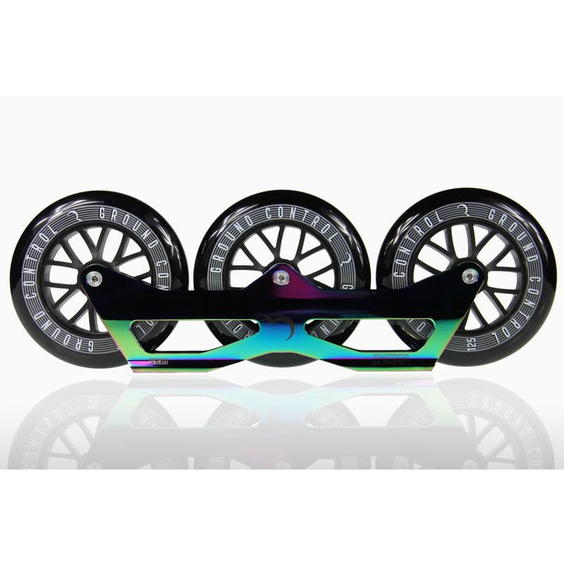 GC TriSkate Frame V2 125mm 85A Complete Setup oilslick