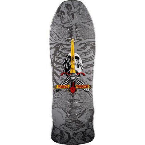Powell Peralta Skateboard Deck Gee Gah Rodriguez Skull & Sword 9.75''