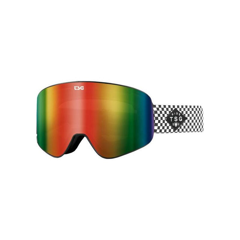 TSG Snowboard Goggle Four lowchecker/rainbow chrome