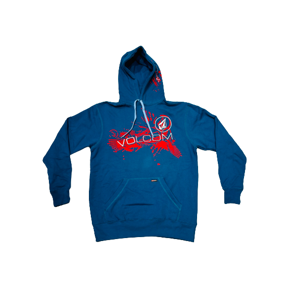 Volcom Fractal Classic Hood Fleece blue