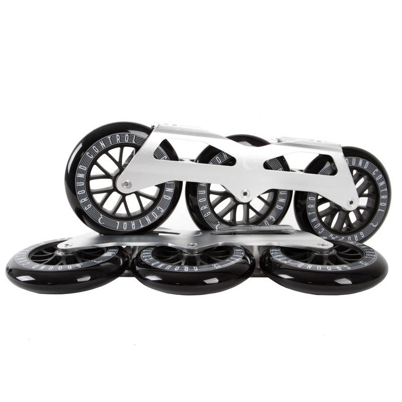 GC TriSkate Frame V2 125mm 85A Complete Setup silver