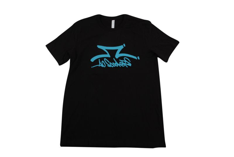 AO T-Shirt Graffiti black/turquoise