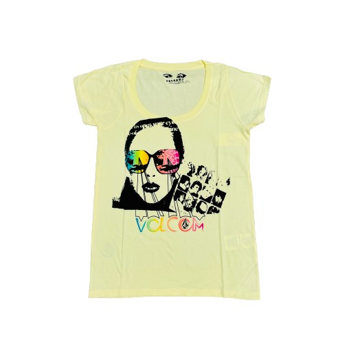Volcom Girls T-shirt Sun Crashes yellow