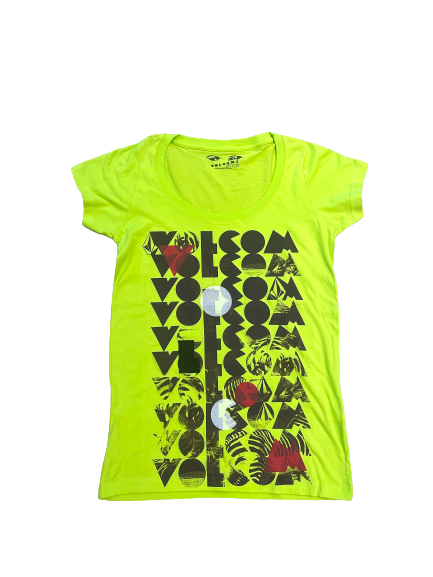 Volcom Girls T-shirt Janimal lime
