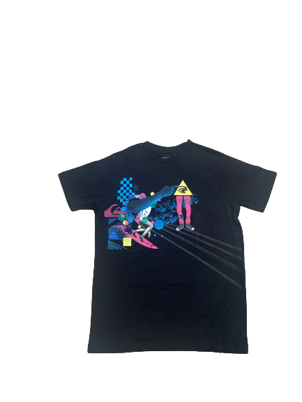 Quiksilver T-shirt Cosmic Barrels black