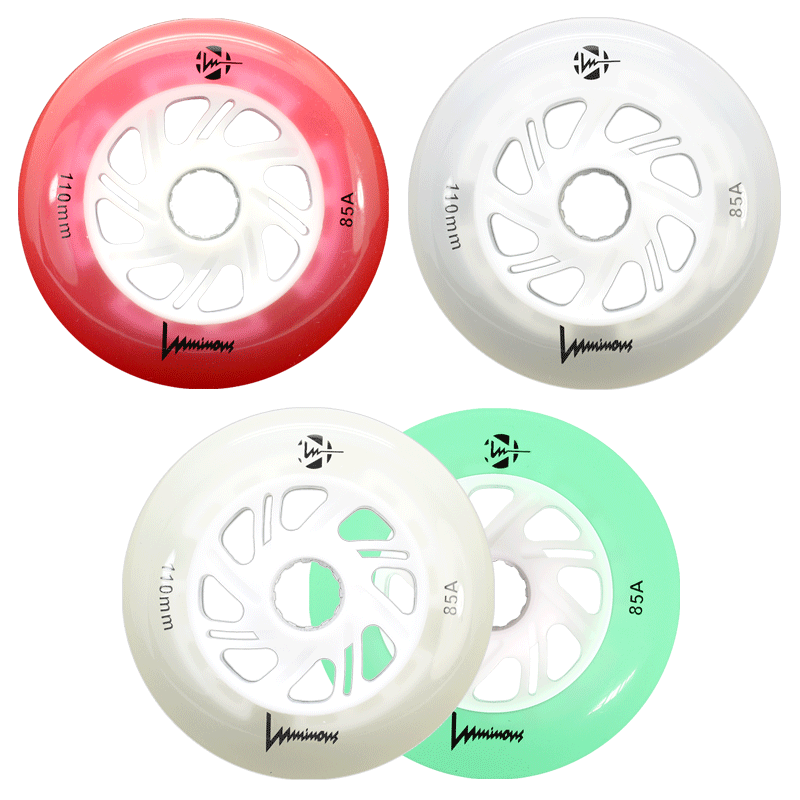 Luminous LED Wheels Glow 125mm