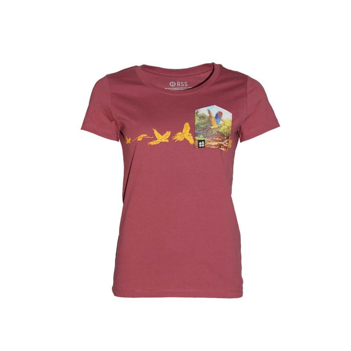 Fädd Girly T-Shirt Papafly BT beere